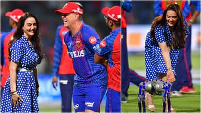 IPL 2026 DC VS PBKS: Yuzvendra Chahal hugged Preity Zinta photos of celebration goes viral