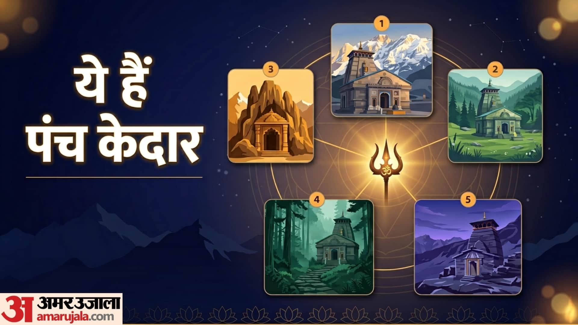 Panch Kedar Temples in uttarakhand full travel guide and plan of panch kedar