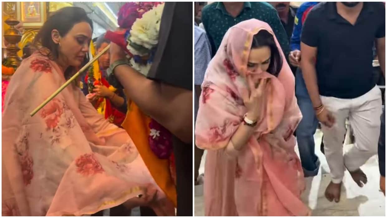 Preity Zinta Visits Hanuman Temple In Delhi After PBKS Win in IPL 2026 video viral