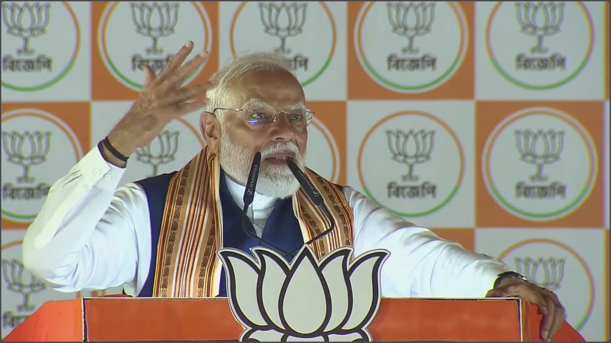 west bengal election 2026 live updates live bombs recover from north 24 parganas amit shah pm modi rally road