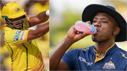 CSK vs GT IPL 2026 Sanju Samson Third Fastest to 5000 IPL Runs Dismissed by Rabada