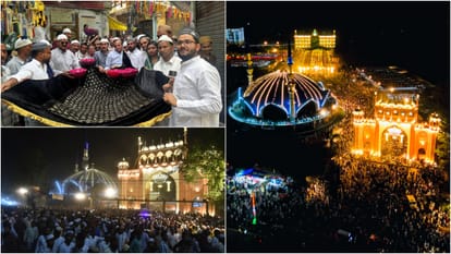 उर्स में उमड़ी जायरीनों की भीड़