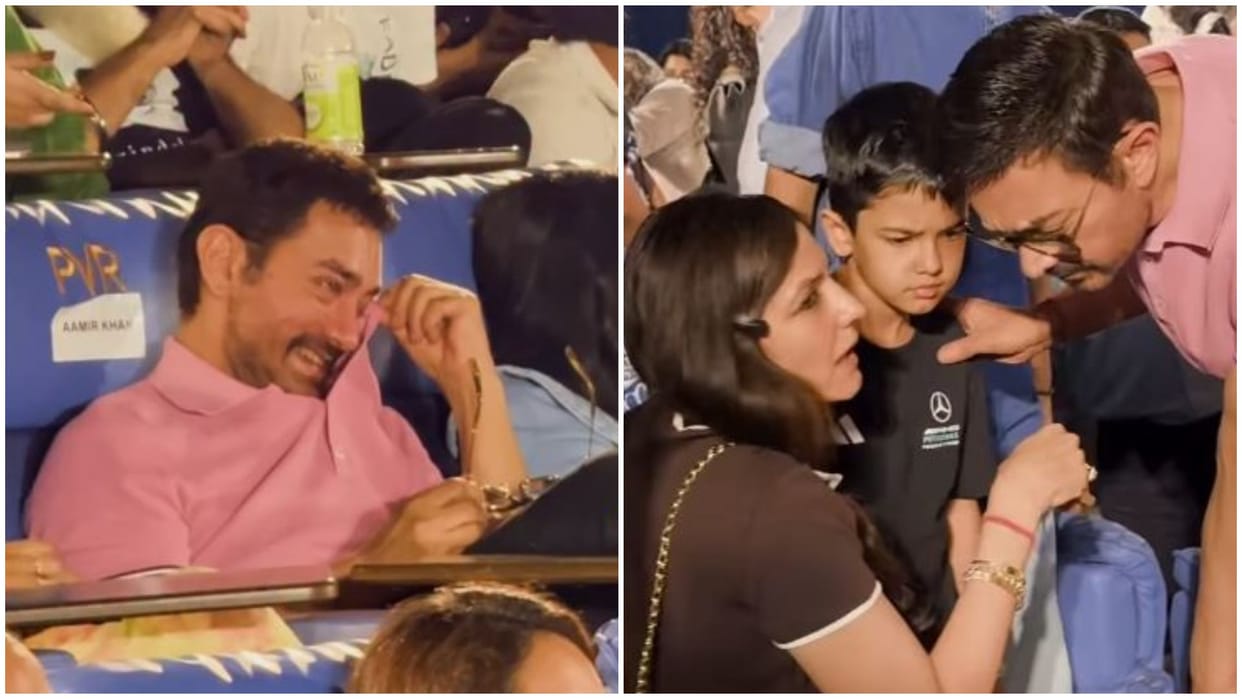 Aamir Khan Breaks Down At Ek Din Event In Mumbai Sai Pallavi And Junaid were present