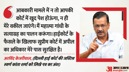 Arvind Kejriwal wrote a letter to Justice Swarna Kanta