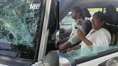 TMC Accuses BJP of Violence After Alleged Attack on MP Mitali Bag Car in Bengal