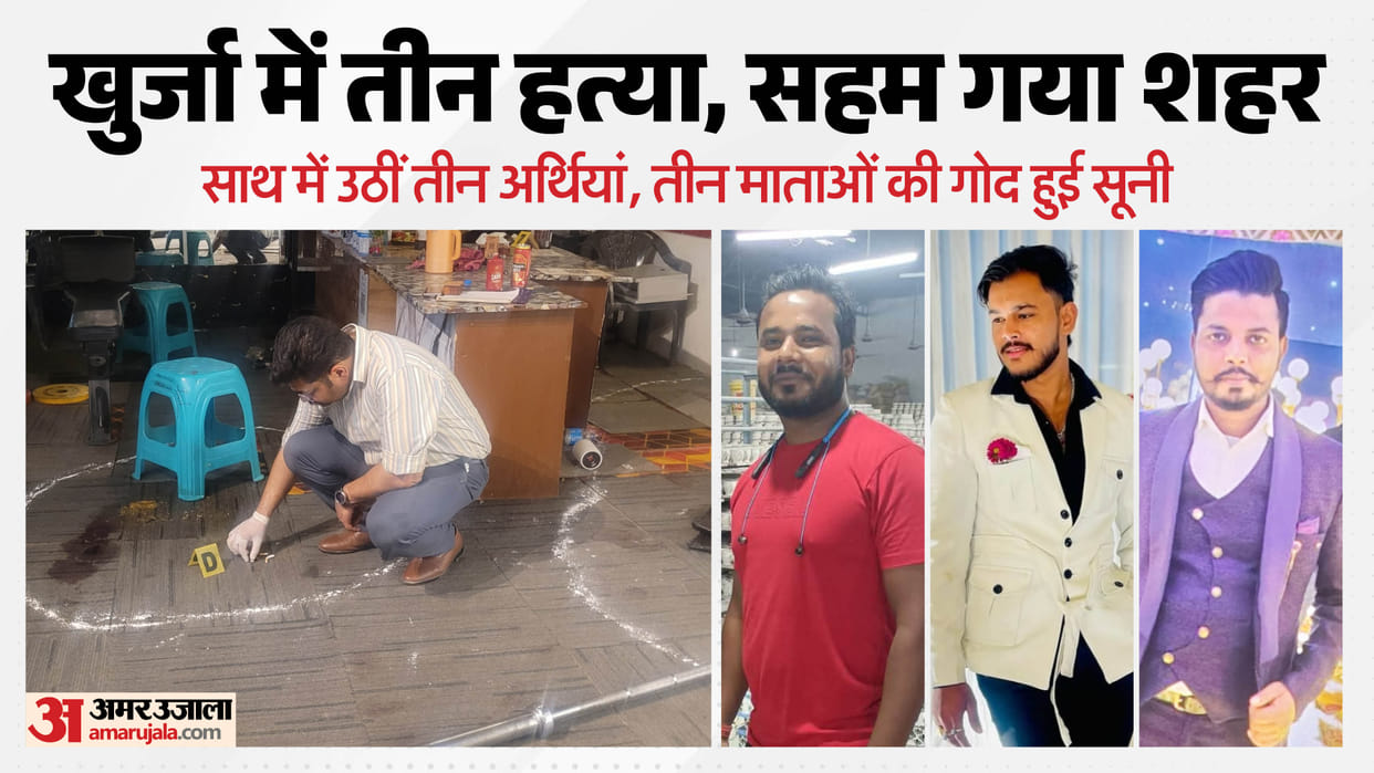 Two brothers and a nephew of a BJP leader shot dead in Bulandshahr Complete Story of Triple Murder in Hindi