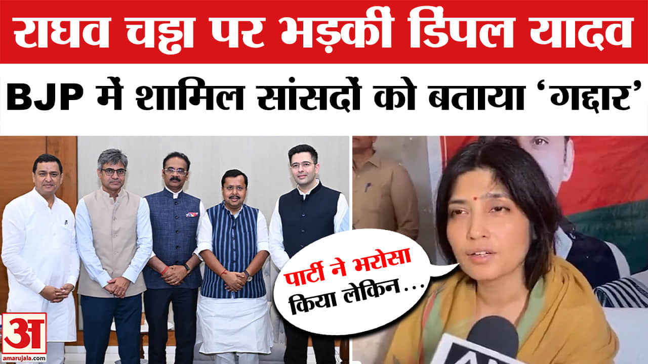 राघव चड्ढा पर भड़कीं डिंपल यादव