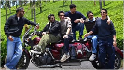 Ajay Devgn Shares Golmaal 5 Ooty Schedule Glimpse With The OG Gang And Iconic Bike Says Sawaari Badi Hai