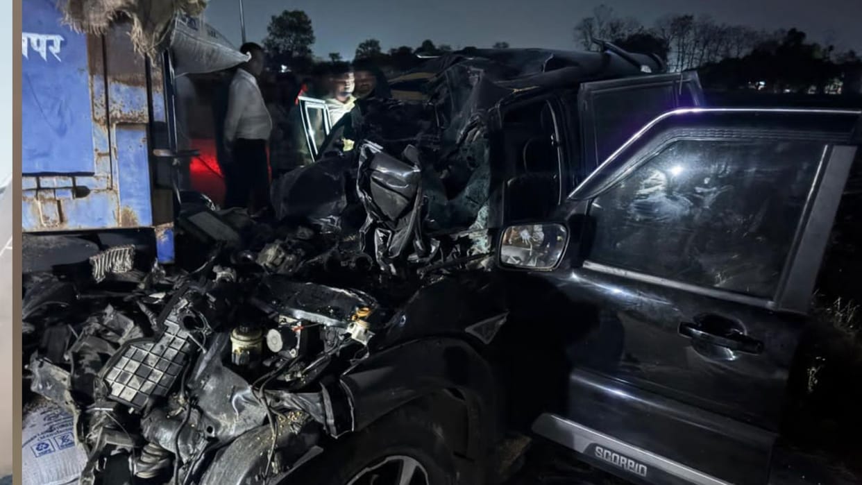 in Gorakhpur, Scorpio collides with trolley, two killed