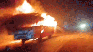 Bus Traveling from Bhiwani to Hansi Catches Four Passengers Sustained Burns in Haryana