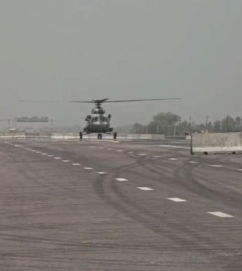 IAF conducts touch-and-go drill on Ganga Expressway in Hardoi ahead of PM Modi inauguration