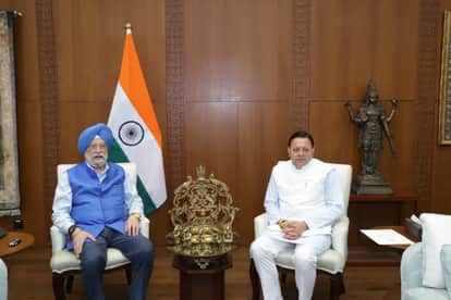 CM Dhami Meets Union Petroleum Minister Requests Maintenance of LPG Supply During Char Dham Yatra