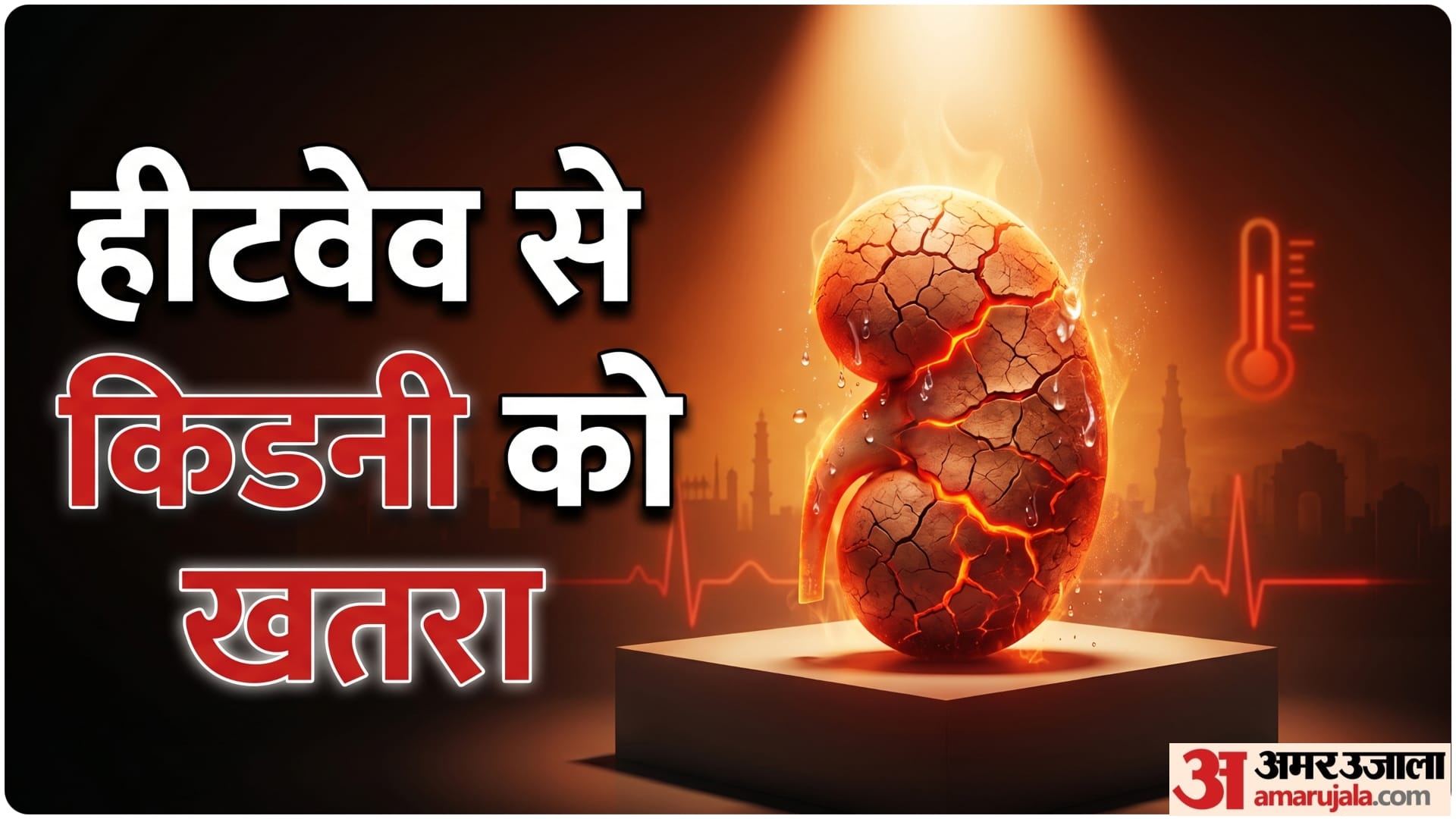 Orange alert for heatwave in Delhi ncr How does a heatwave affect the kidneys