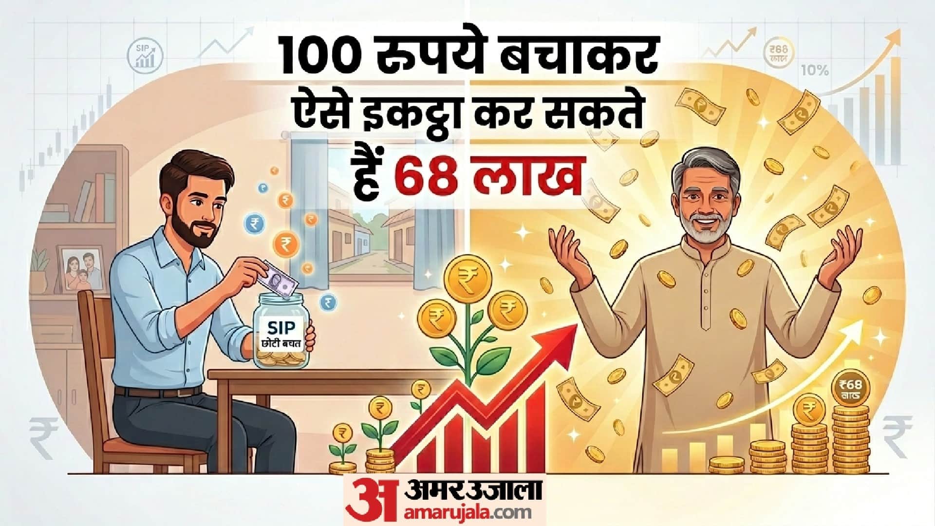 Investment Tips In Mutual Fund SIP Check How Can Buold 68 Lakhs Rupees Corpus By Just Saving 100 Rupees Daily