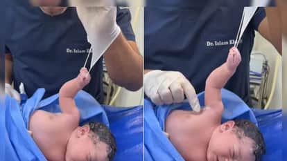 Newborn Babys Strong Grip On Doctors Glove Social Media Reactions on Viral Baby Video