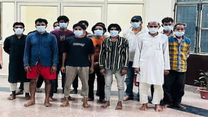 Attack on police team in Naugawan Arjunpur