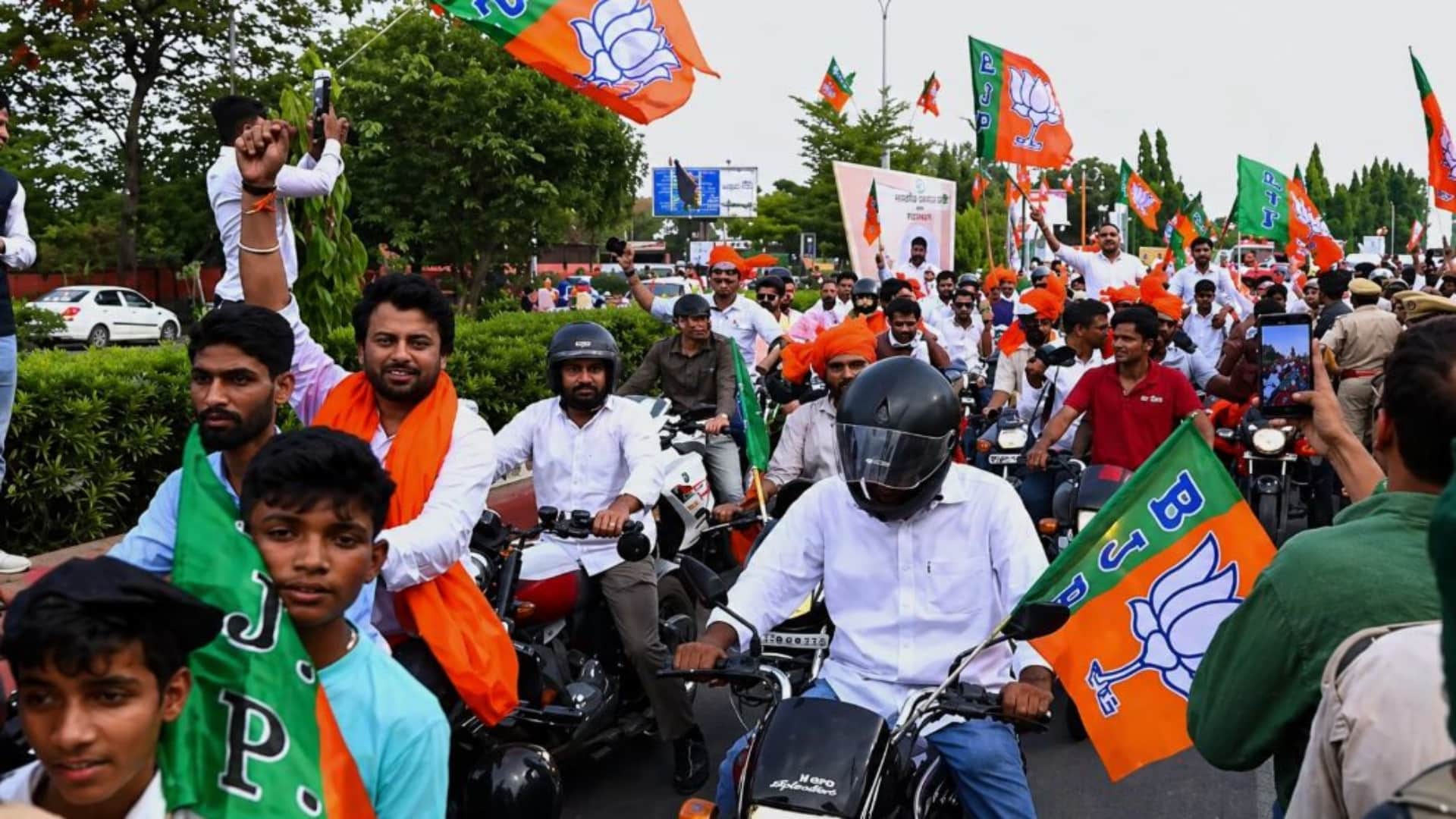 Rajasthan: Grand roadshow for Nitin Nabin in Jaipur, 12 km route sees huge welcome; minor mishap causes stir