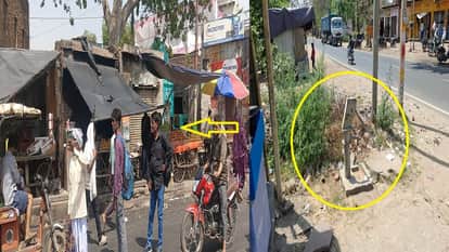 condition of Hathras intersections in the summer