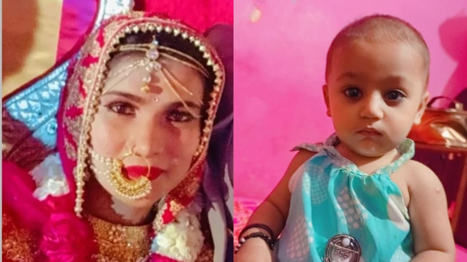 vehicle runs over mother and three-year-old daughter both die