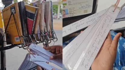 Auto rickshaw becomes a mobile mini library video went viral on social media