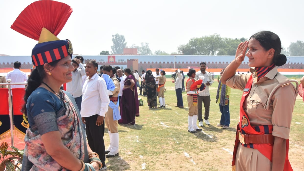 Parents felt proud when their daughters wore the police uniform in bareilly