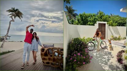 Rubina Dilaik shares Stunning Photos From Maldives Vacation spending Quality Time With Husband Abhinav Shukla