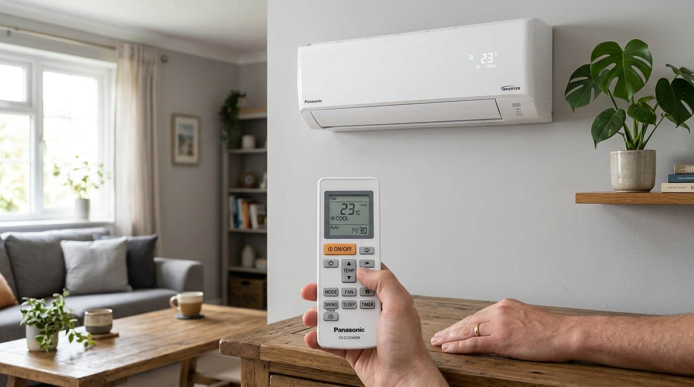 The turbo button on the AC cools the room instantly kaise cool hoga