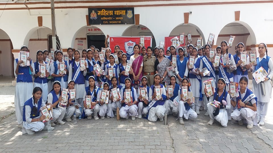 Mission Shakti Initiative: Girl Students Learn Self-Protection and Cyber Safety at Women Police Station