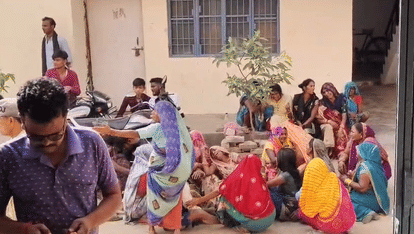 Barabanki: Two bike riders died after being hit by a Bolero.