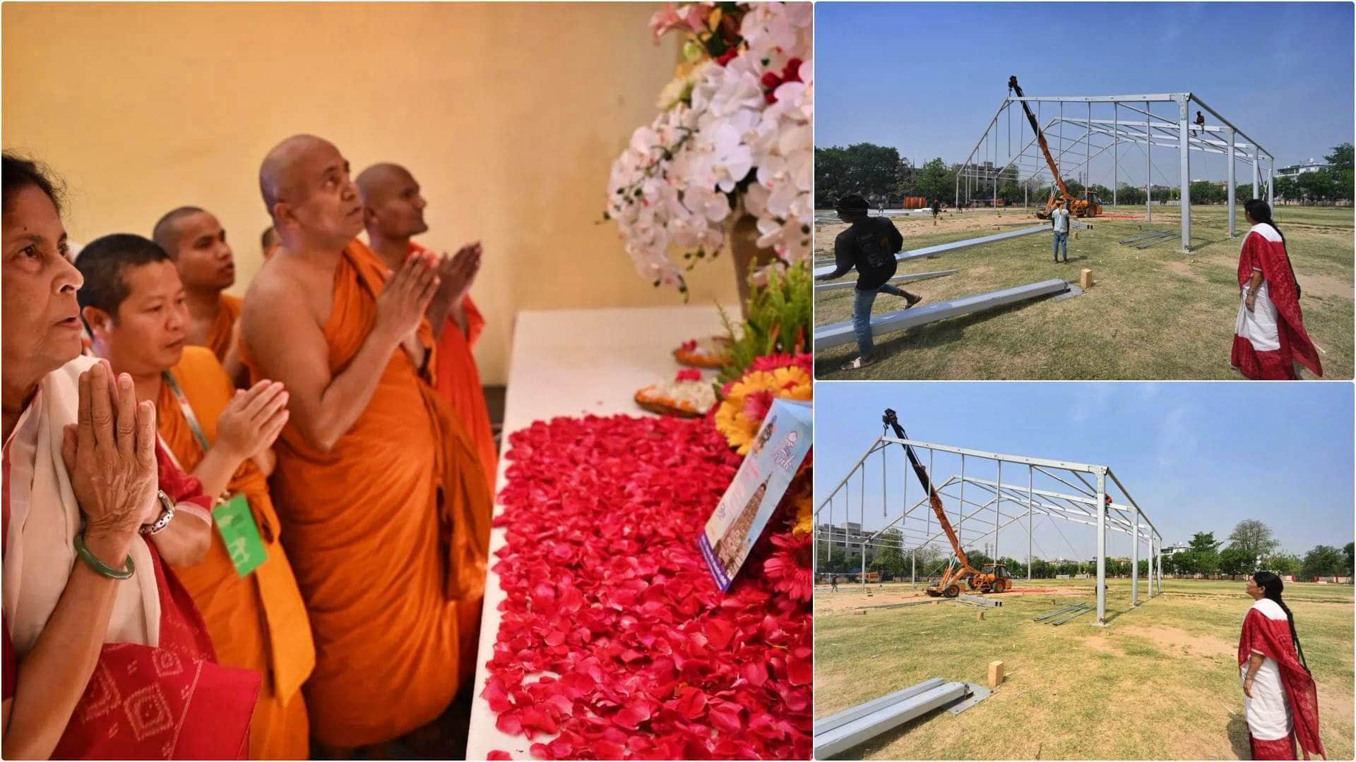 बीटीएमसी सचिवने लिया बुद्ध पूर्णिमा की तैयारियों का जायजा
