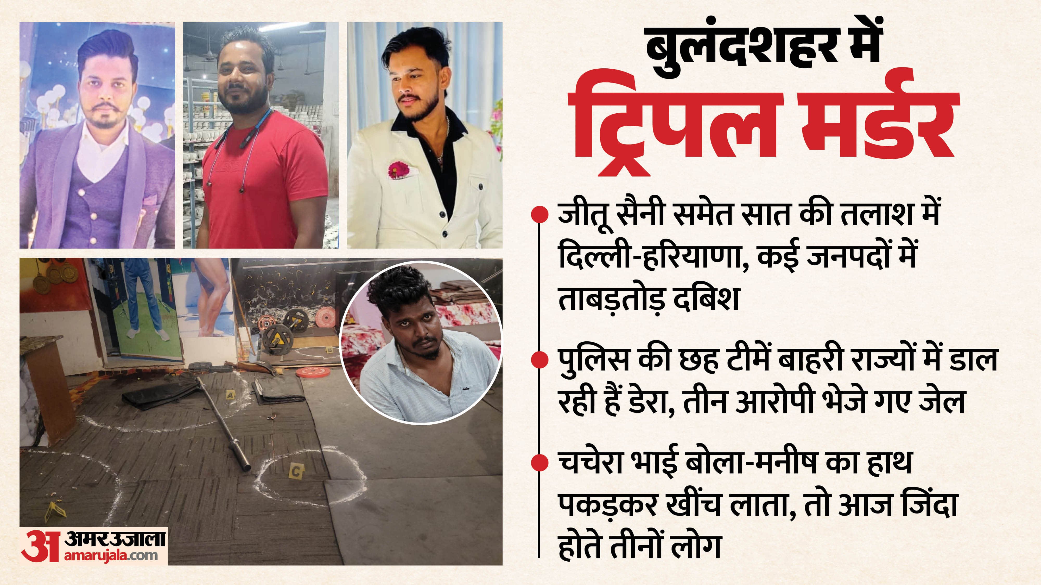 UP bulandshahr Triple Murder Case Manish cousin recounts story of 15 minutes leading up to incident