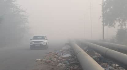 Kanpur The mountain of garbage in Panki flares up once again Toxic fumes leave residents gasping for breath