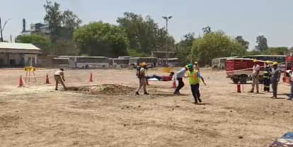Emergency Mock Drill Conducted at Foundry Nagar Bus Depot in Agra to Test Gas Pipeline Safety