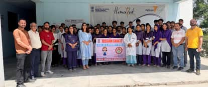 Meditation session organized by Mission Shakti