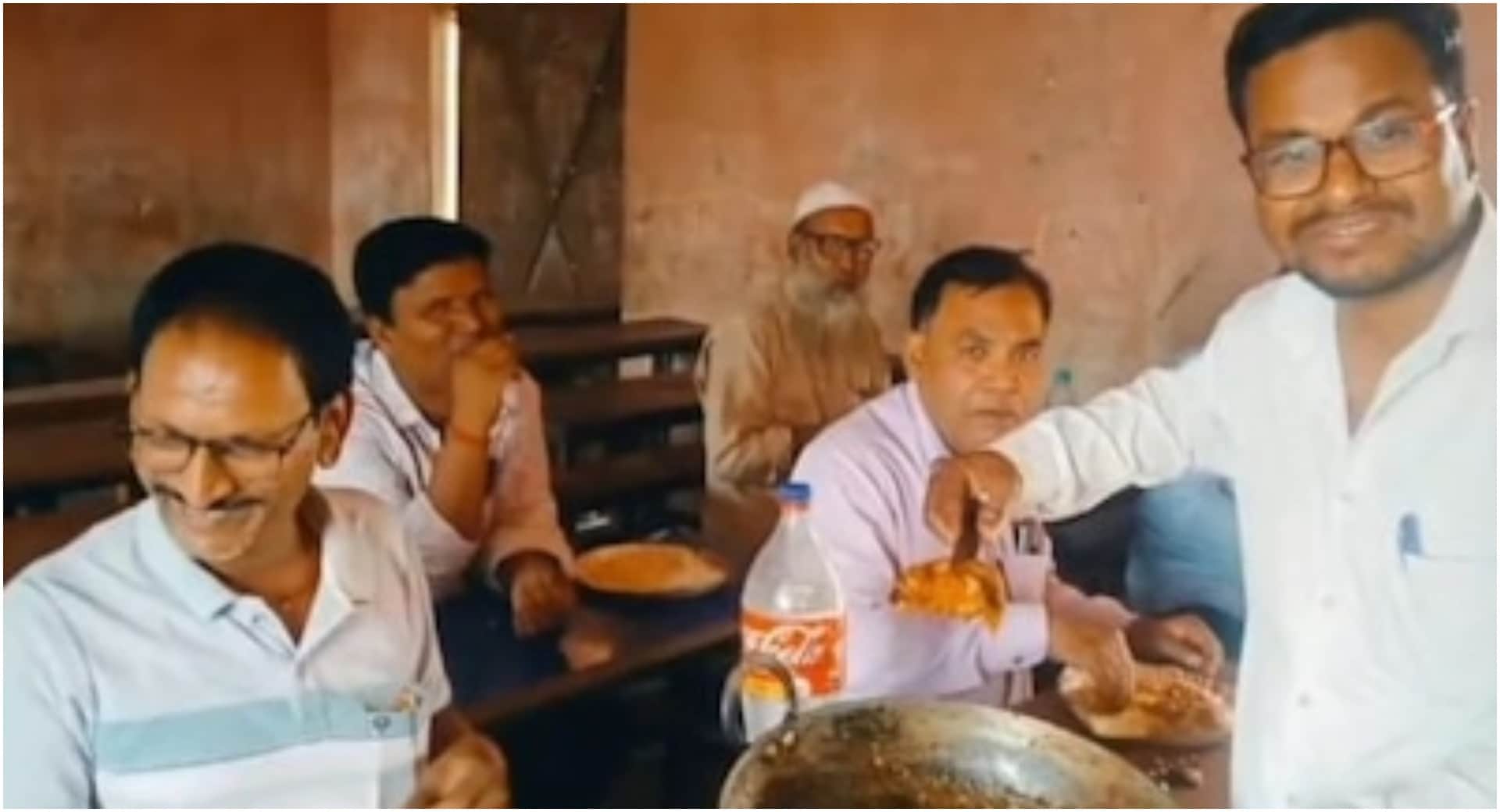 मोतिहारी स्कूल में ‘चिकन पार्टी’ का वीडियो वायरल