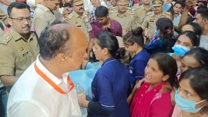 Two Nursing Students Returning from Bareka Faint Block Road in Varanasi Police Intervene Calm Situation