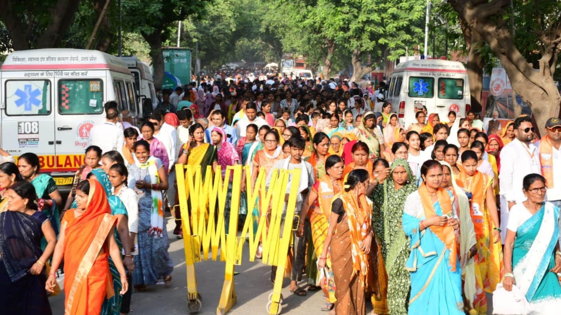 Highlights of PM Modi Speech From Lakhpati Didis to Focus on Nari Shakti Taking Political Aim at Opposition