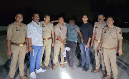 पुलिस गिरफ्त में आरोपी