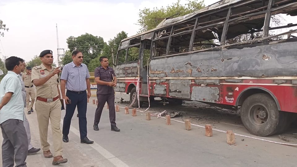 Bhiwani bus accident to be subjected to ballistic investigation