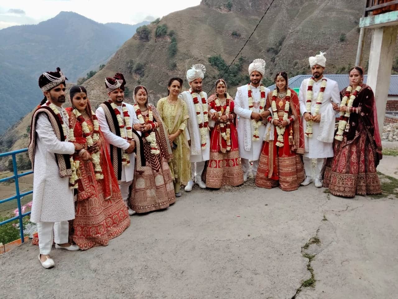 Chakrata Unique Wedding Five Brothers Marry Under a Single Mandap Bride Arrive at Groom's Home with barat