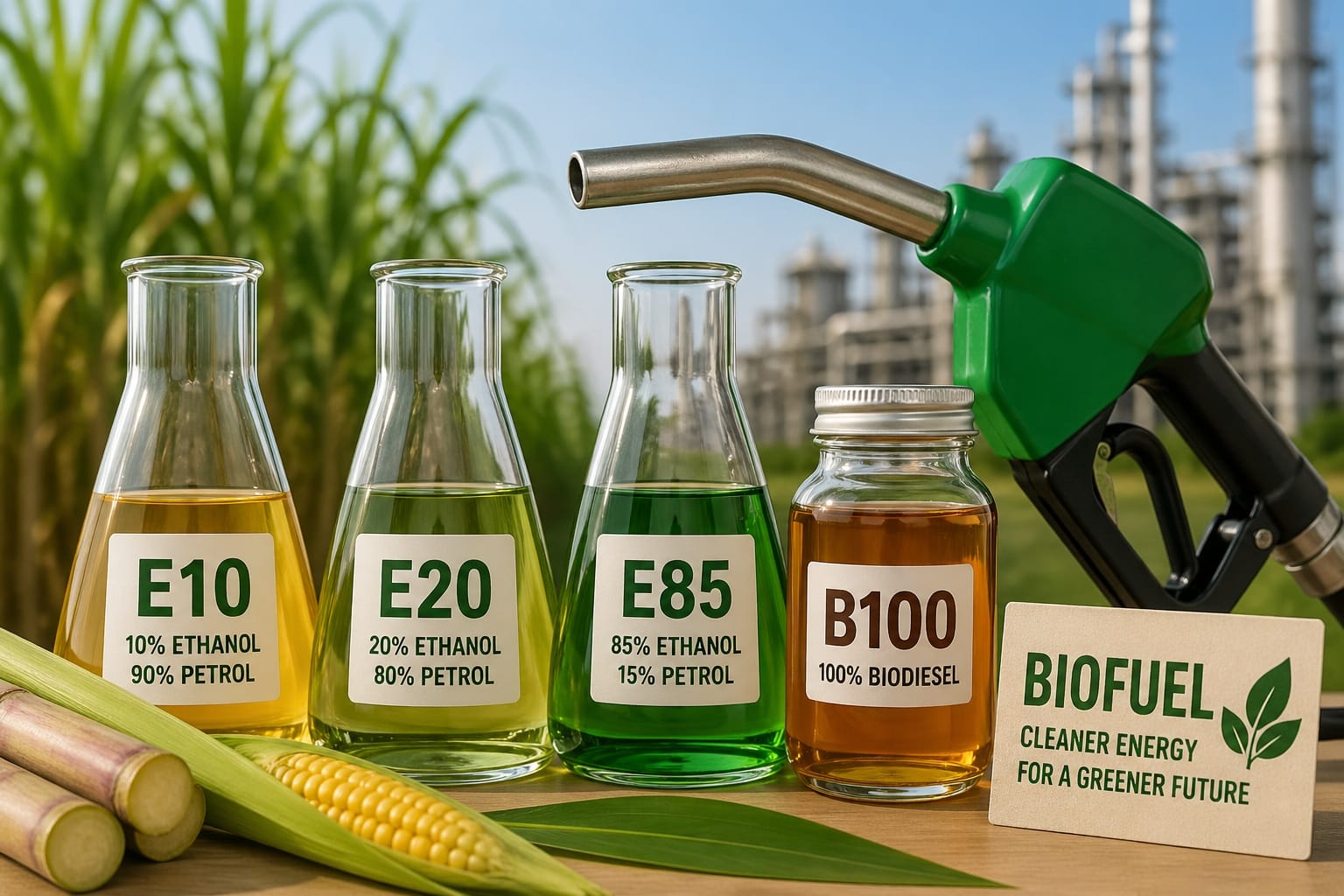 India Pushes for Ethanol Fuel: E85 & E100 Cars, New Rules to Cut Petrol Dependence