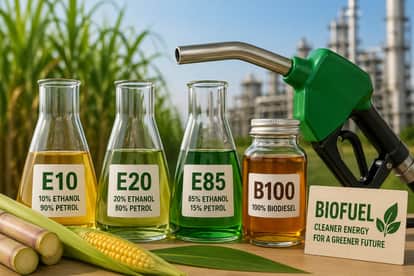 India Pushes for Ethanol Fuel: E85 & E100 Cars, New Rules to Cut Petrol Dependence