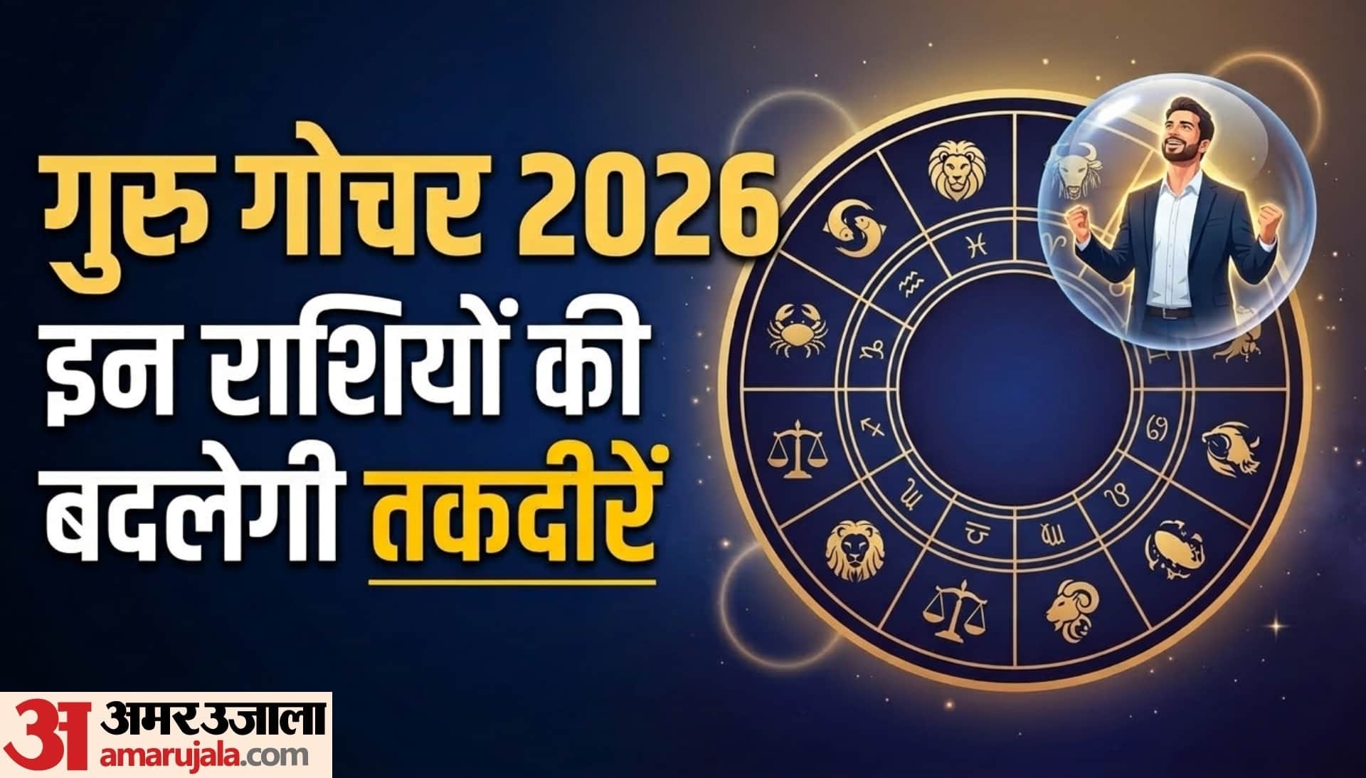 Guru Gochar 2026 in Kark Rashi date and psotive impact on zodiac sign in hindi