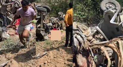 Unnao Accident Bolero and Dumper Collide Violently Three Dead  Including Child Seven in Critical Condition