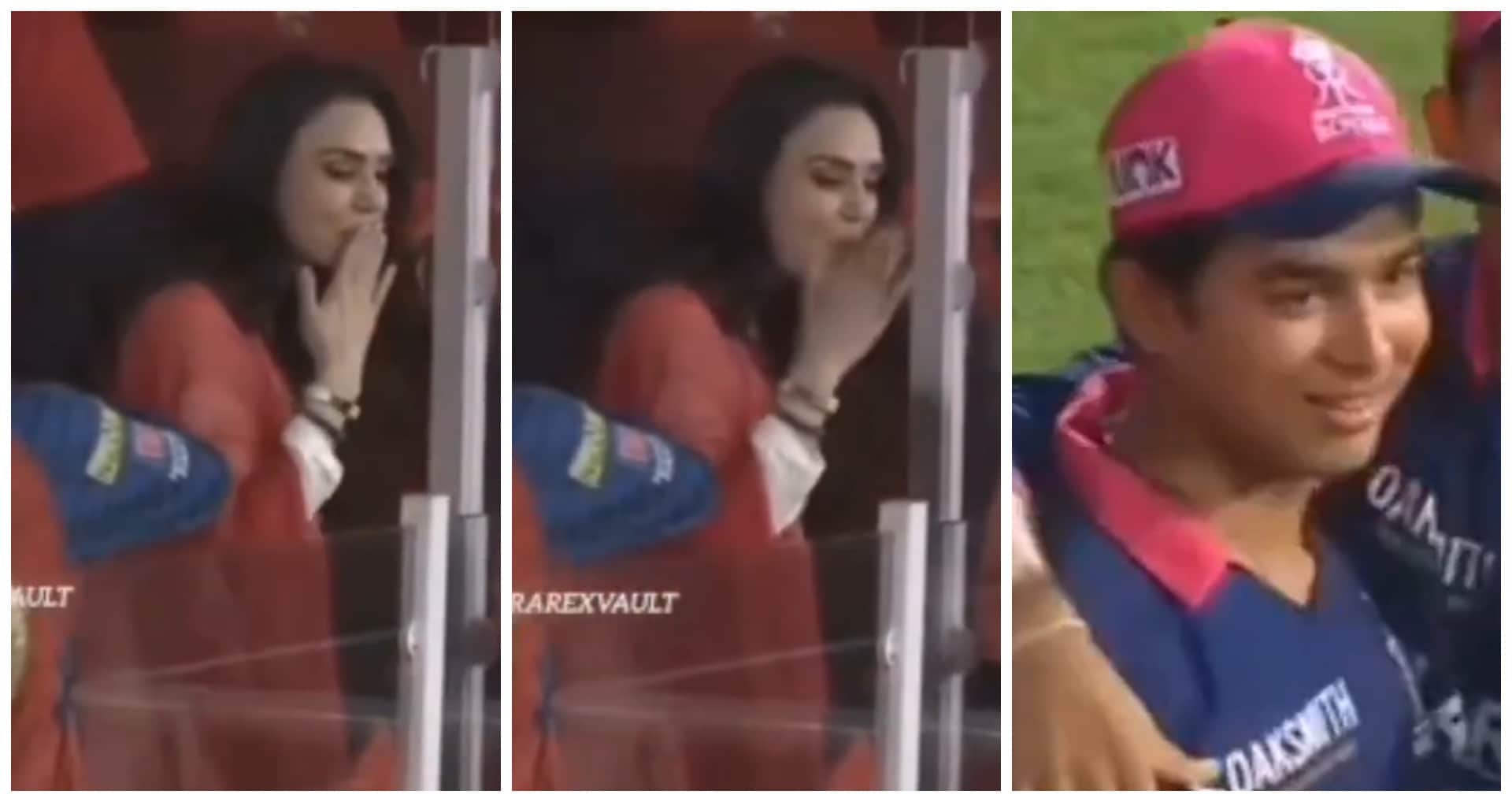 Preity Zinta Steals the Show With Reactions, Cheers Loudly and Blows Flying Kiss in IPL 2026 Match