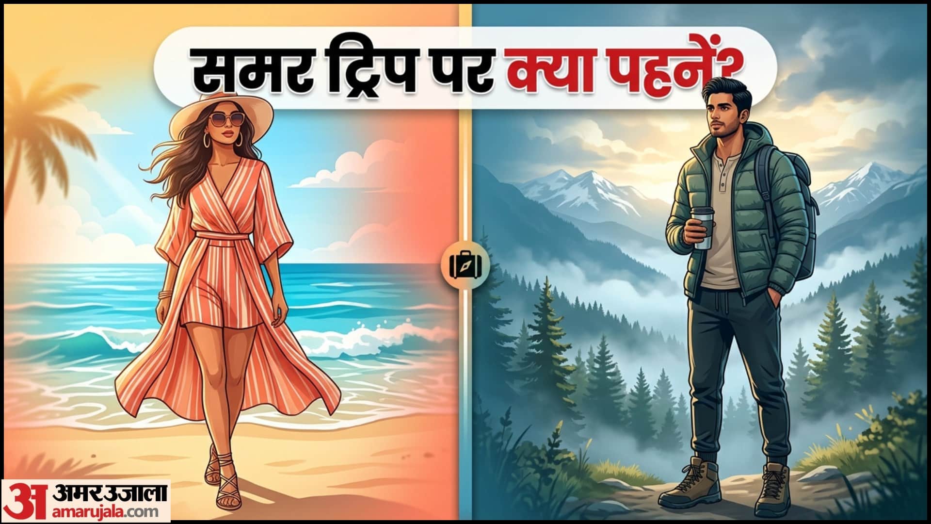 Summer Travel Dressing Tips Beach Hill Station Outfit Ideas in HindiSu