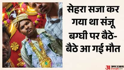 groom injured in an accident fell ill while seated on his carriage and passed away In Shahjahanpur