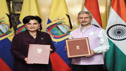 Jaishankar meets Ecuador's Foreign Minister, emphasis on trade and agriculture