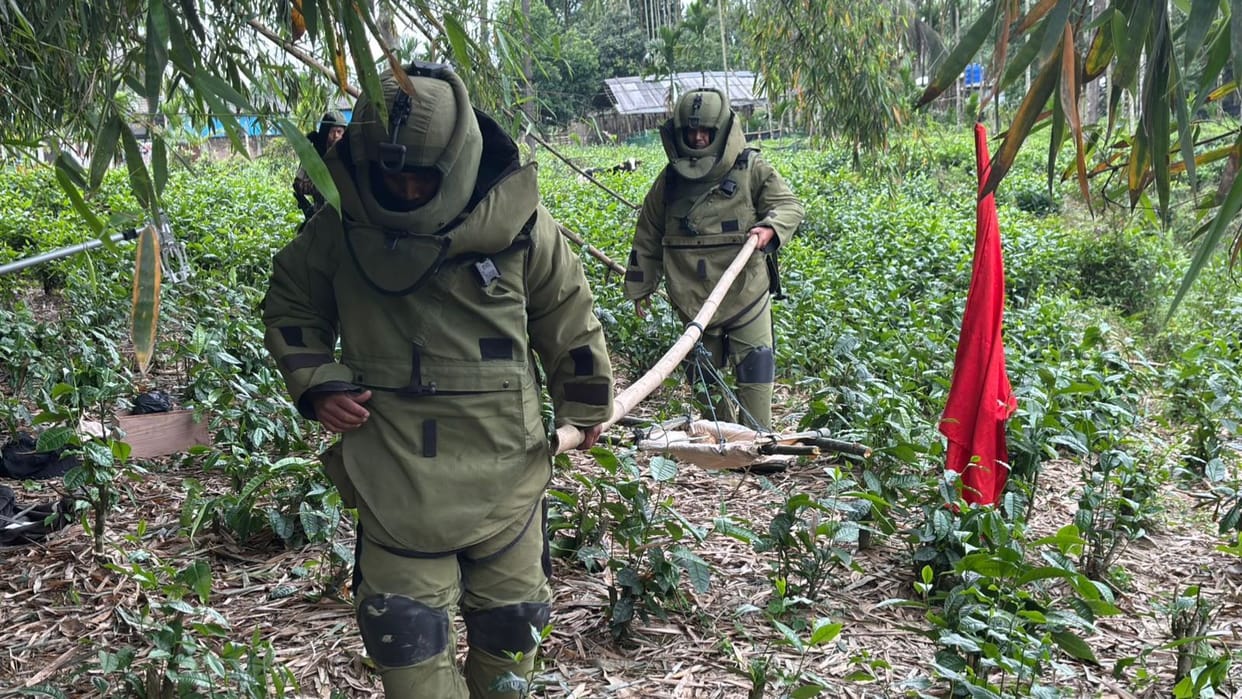 assam tinsukia indian army defused world war two bomb in ledo