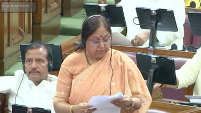 यूपी सरकार की मंत्री बेबी रानी मौर्य।